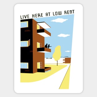 Low Rent Sticker